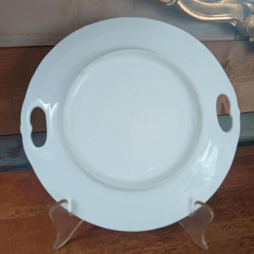 Magnifique ancien plat à gâteau publicitaire