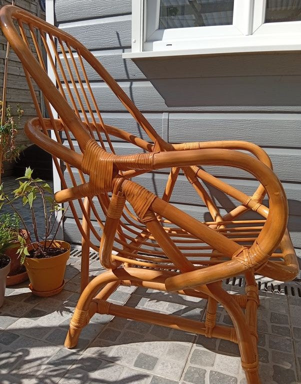 Magnifique fauteuil en rotin