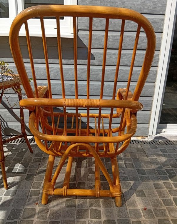 Magnifique fauteuil en rotin