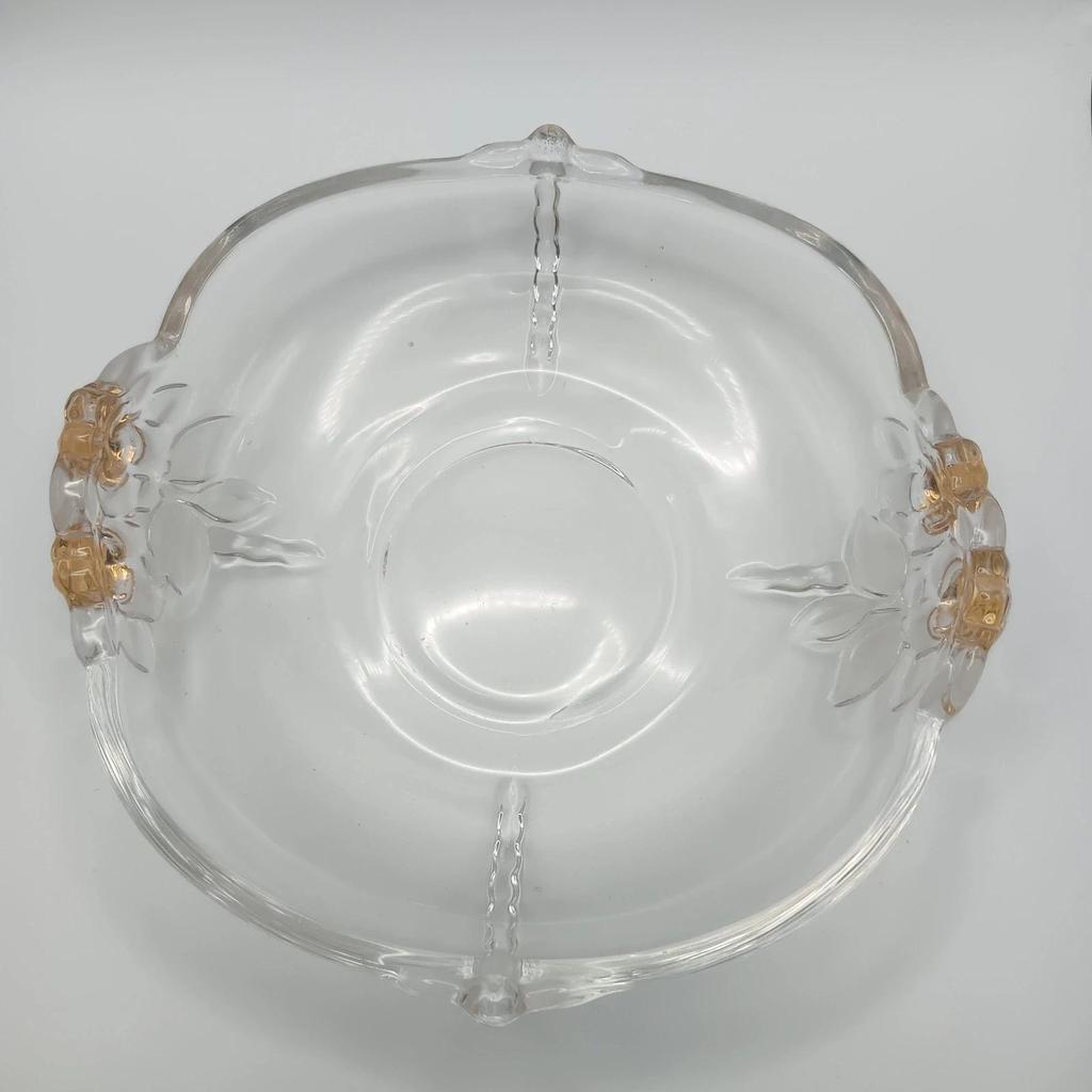 Très joli vide poche vintage en verre Mikasa
