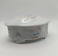 Très jolie ancienne boîte à bijoux en porcelaine