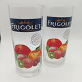 Lot de 2 très jolis verres à orangeade vintage