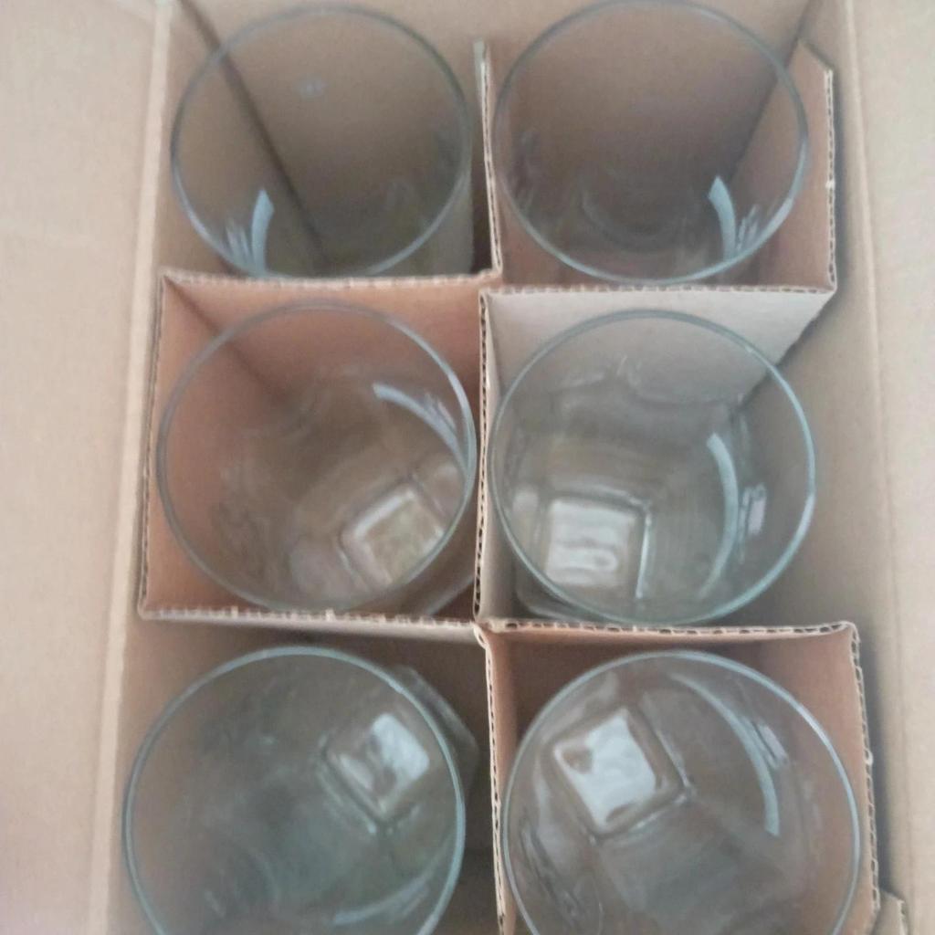 Lot de 6 très jolis verres à bière publicitaire de 0,5l