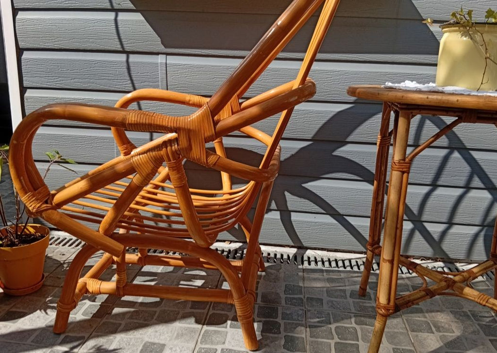 Magnifique fauteuil en rotin