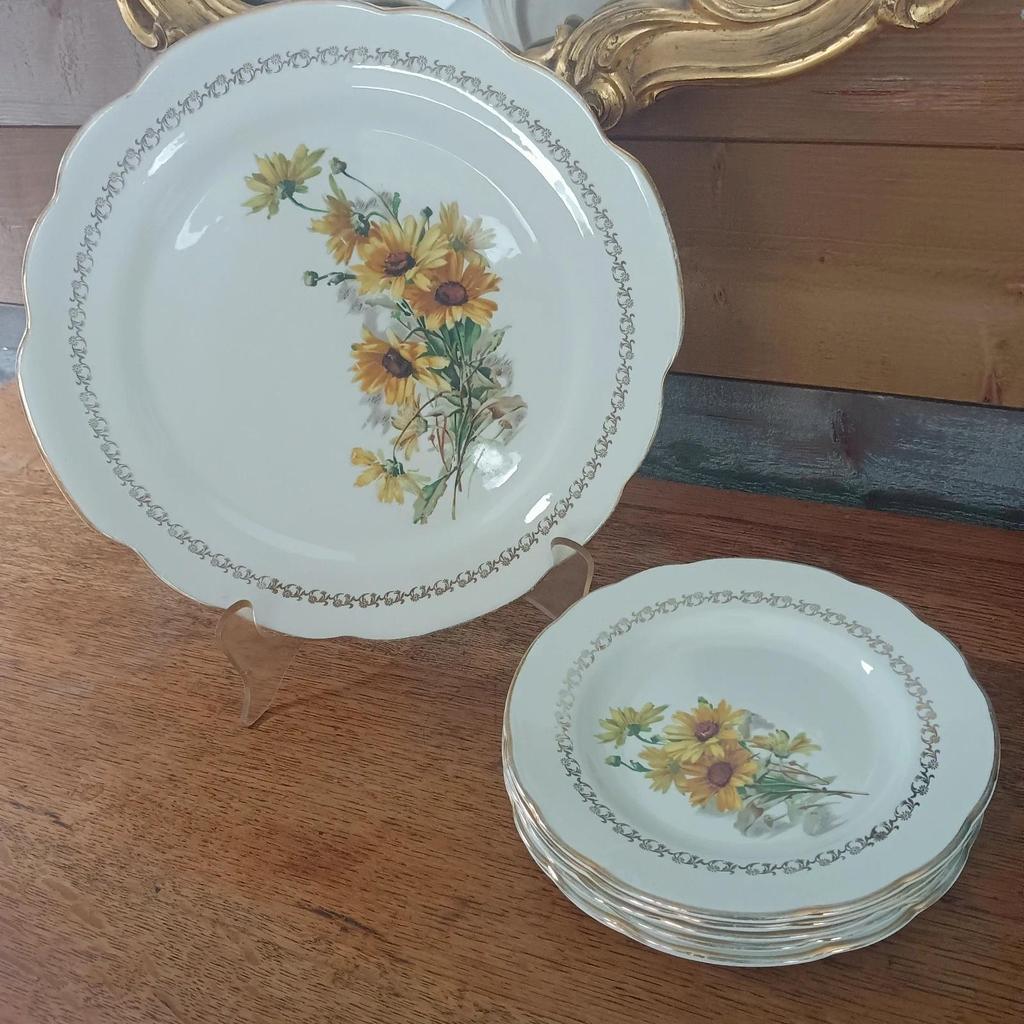 Magnifique service à dessert vintage Gien
