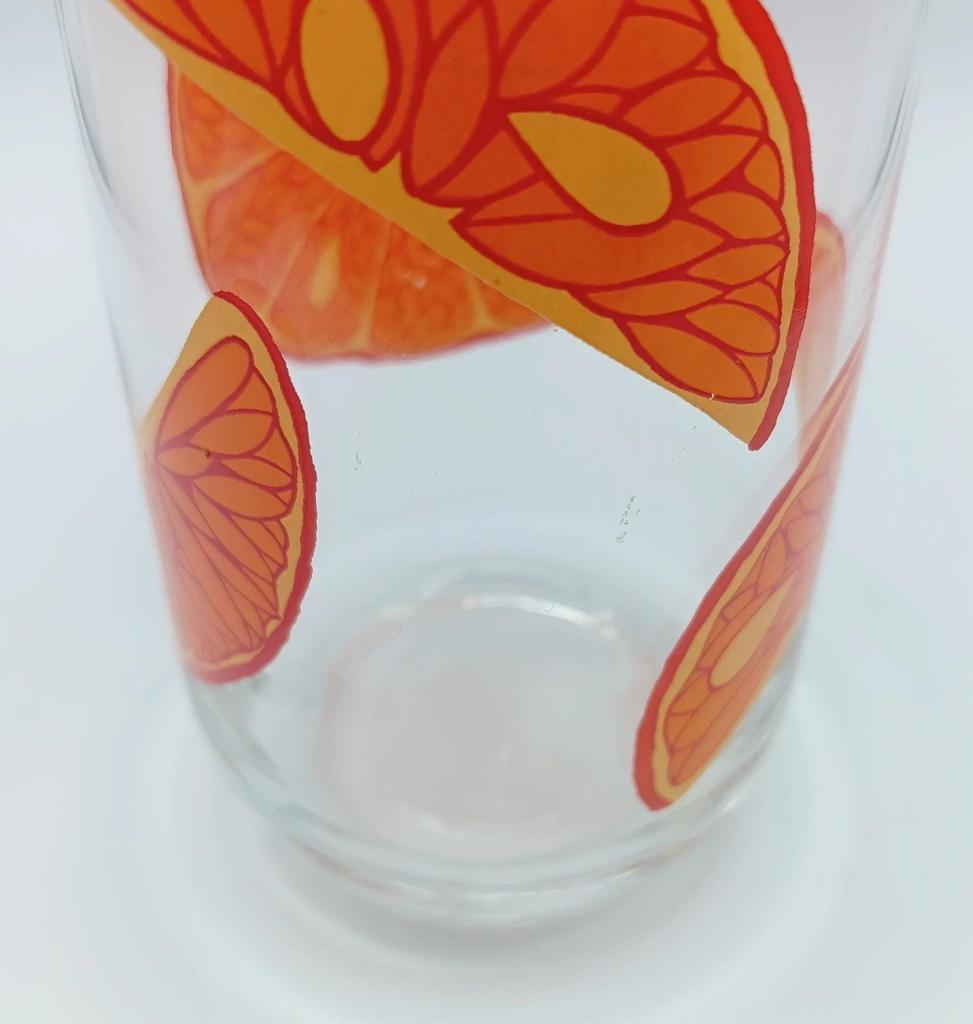 🍊 Très jolie verre à orangeade vintage🍊