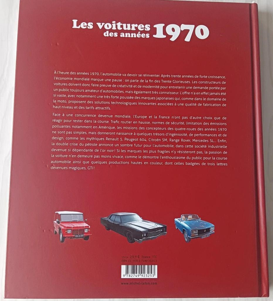 Les voitures des années 1970