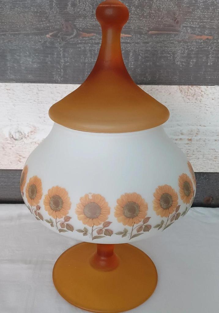 Ancien Vase/coupe sur pied Norléan