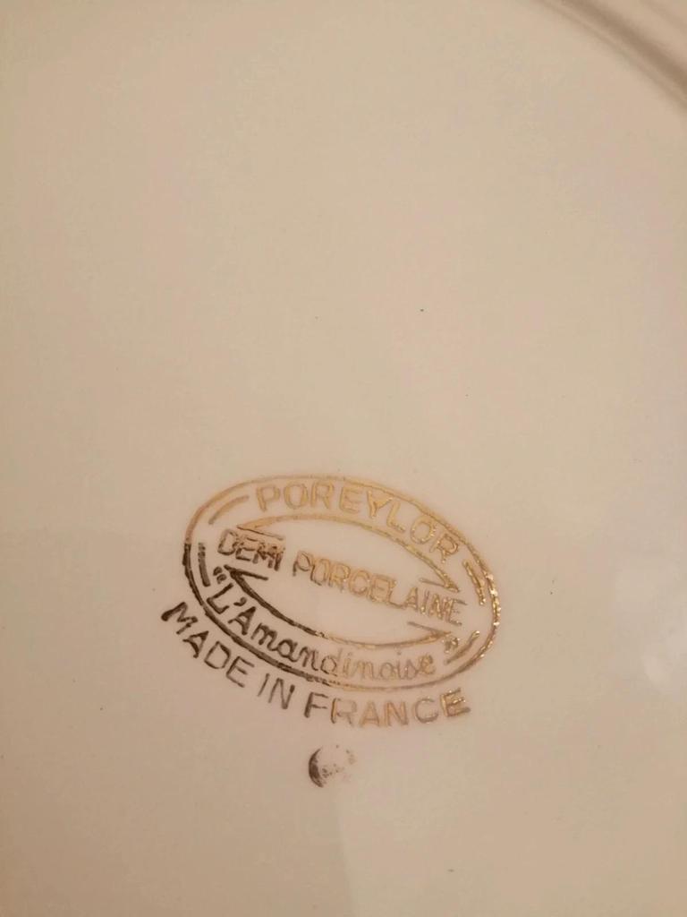 Ancien plat à tarte Poreylor l'amandinoise