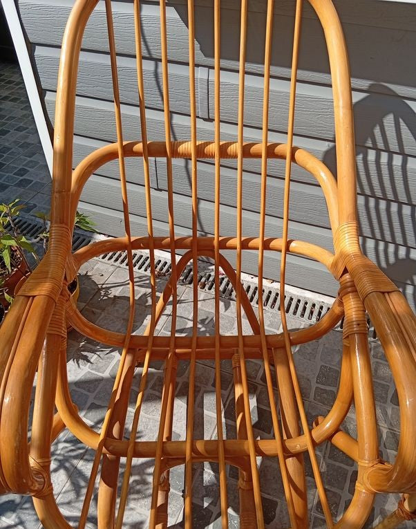 Magnifique fauteuil en rotin