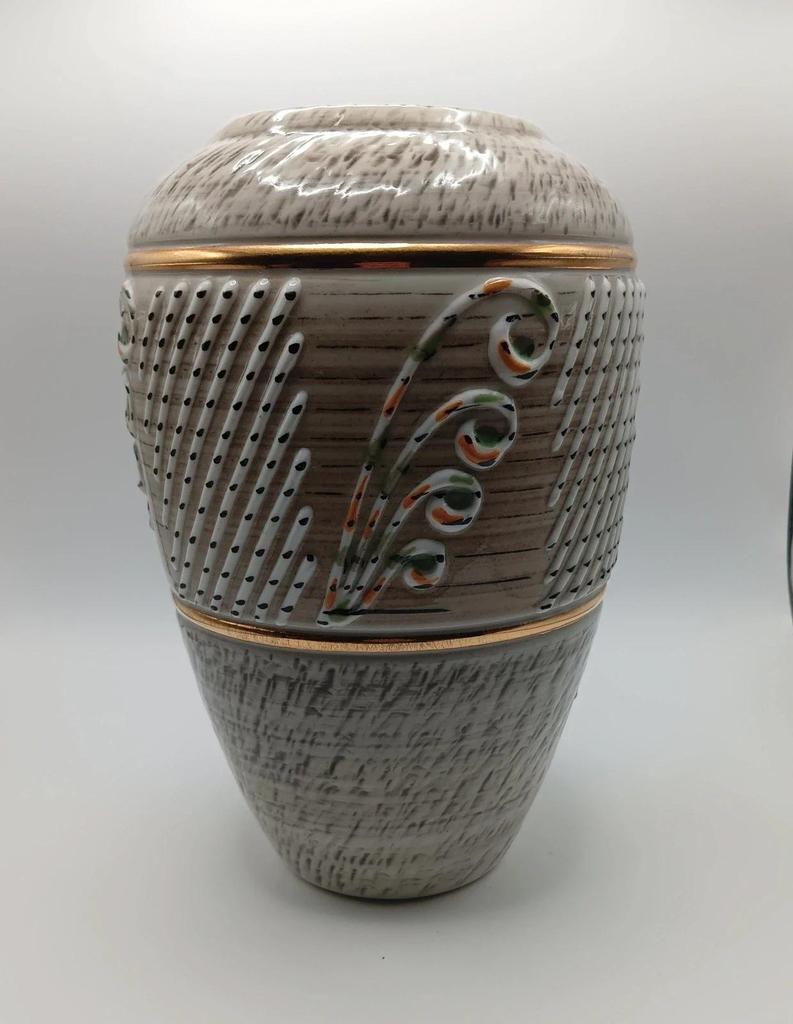 Très joli ancien vase en gré signé Breugnot