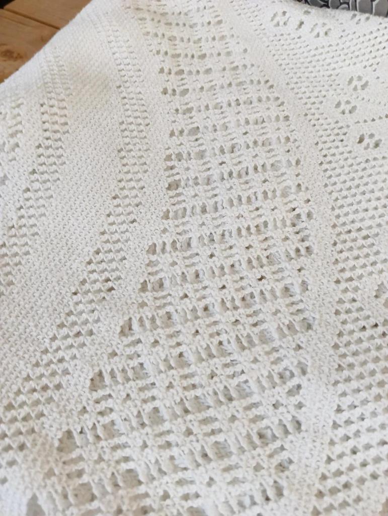Très jolie ancienne nappe coton