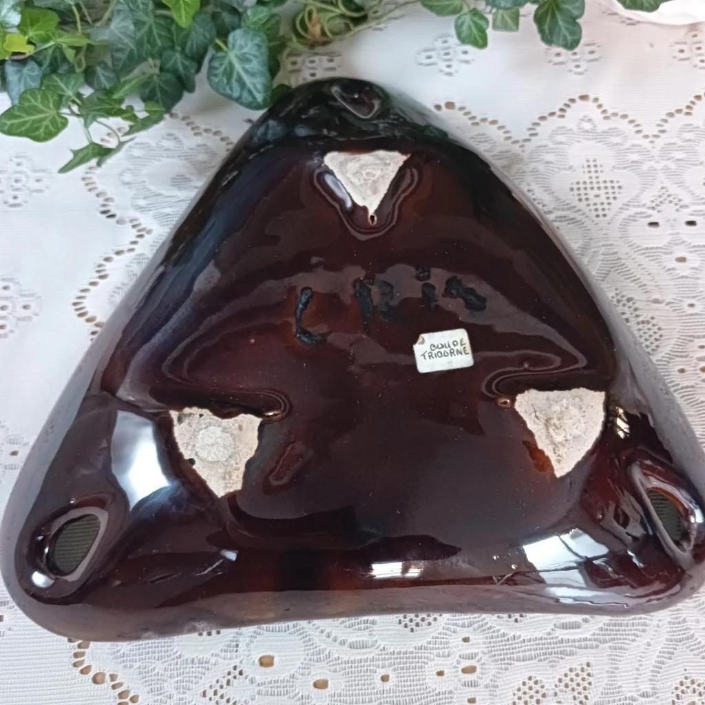 Très jolie ancienne coupe à fruits céramique année 50