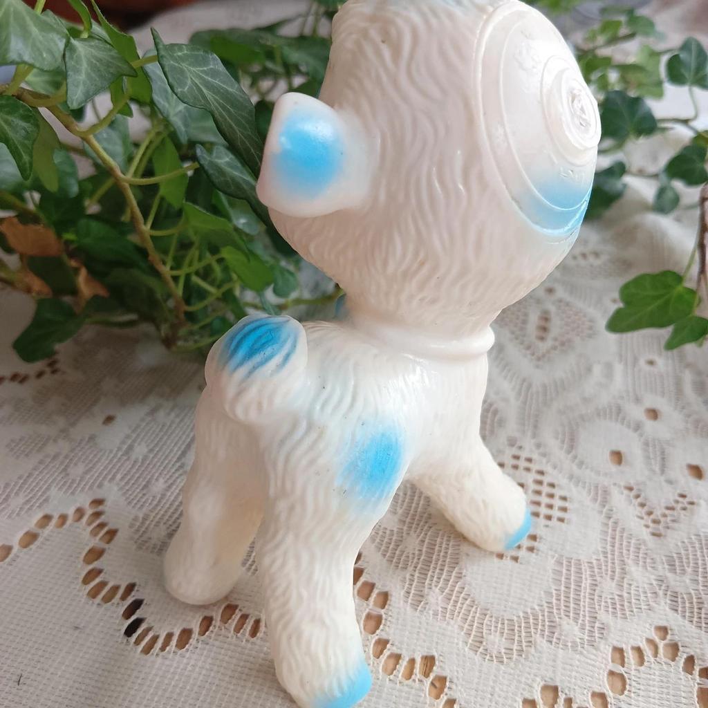 Très joli ancien pouêt pouêt agneau vintage