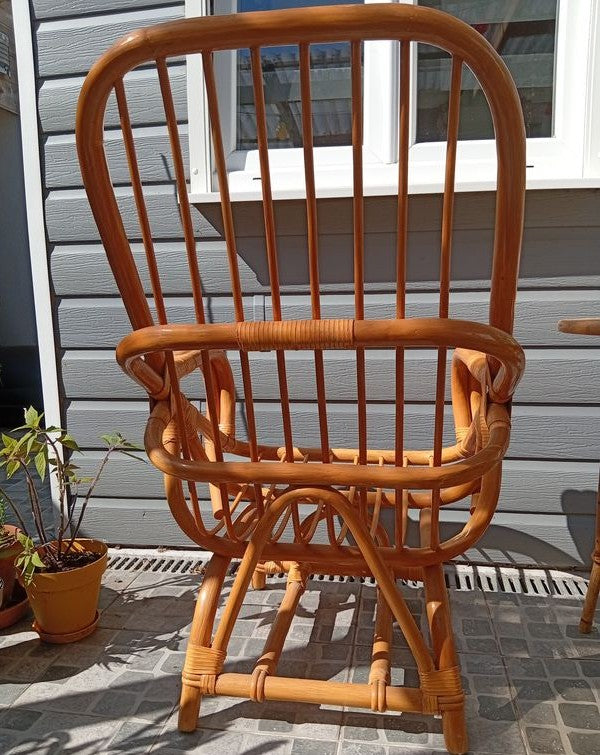 Magnifique fauteuil en rotin