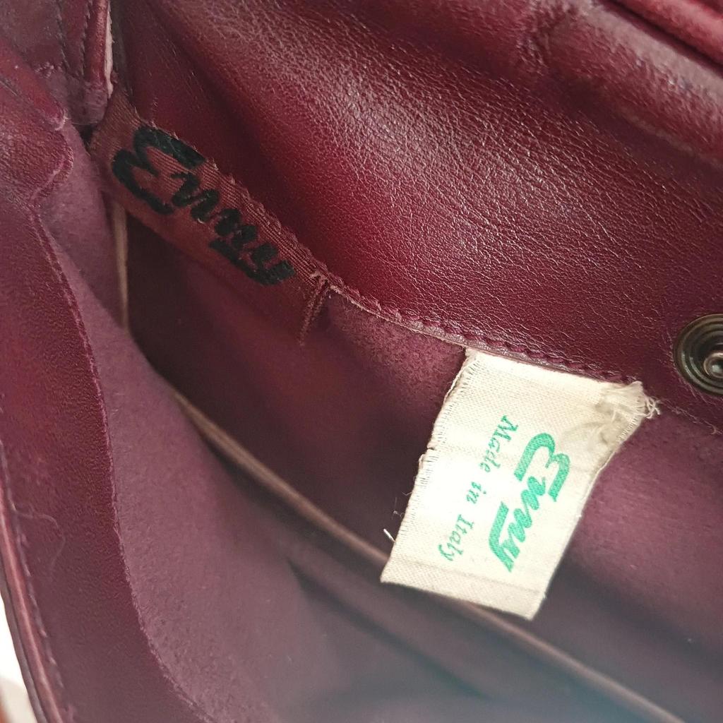 Très joli sac en cuir vintage