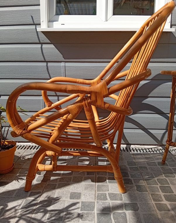 Magnifique fauteuil en rotin