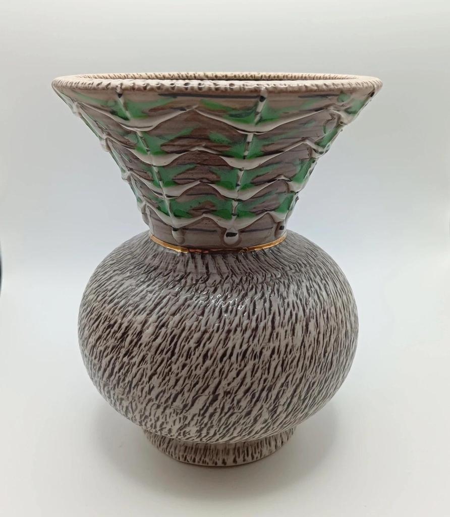 Très joli ancien petit vase signé Lucien Brisdoux