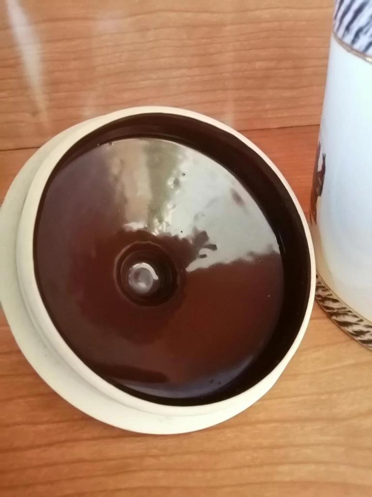 Ancienne bonbonnière J.breugnot céramique année 60