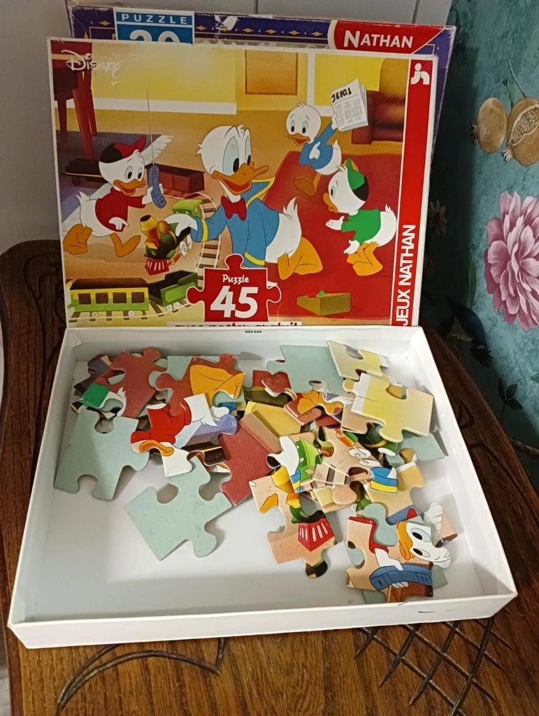 Anciens puzzles Disney Lot de 2
