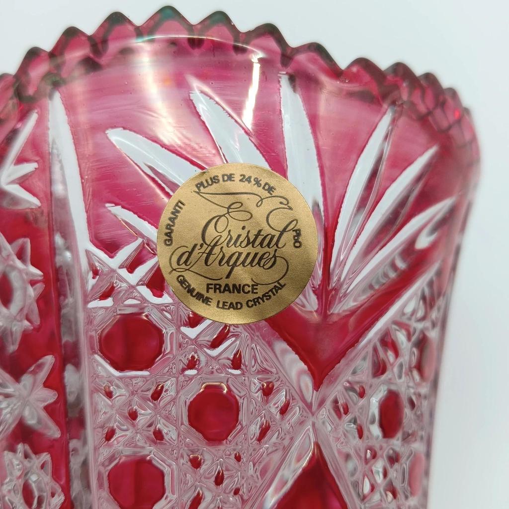 Très joli ancien vase Cristal d'arques