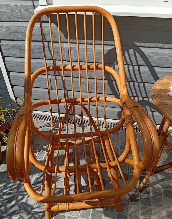 Magnifique fauteuil en rotin