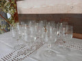 Magnifiques verres en cristal d'arques