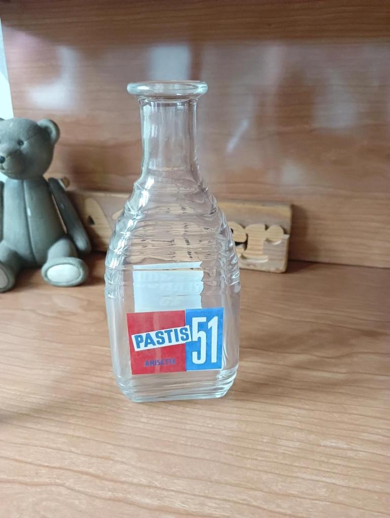 Très jolie ancienne carafe vintage publicitaire