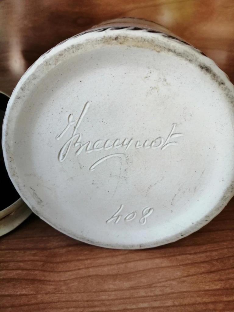 Ancienne bonbonnière J.breugnot céramique année 60