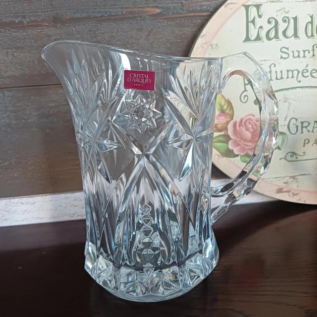 Très jolie ancienne carafe Cristal d'arques modèle Vincennes