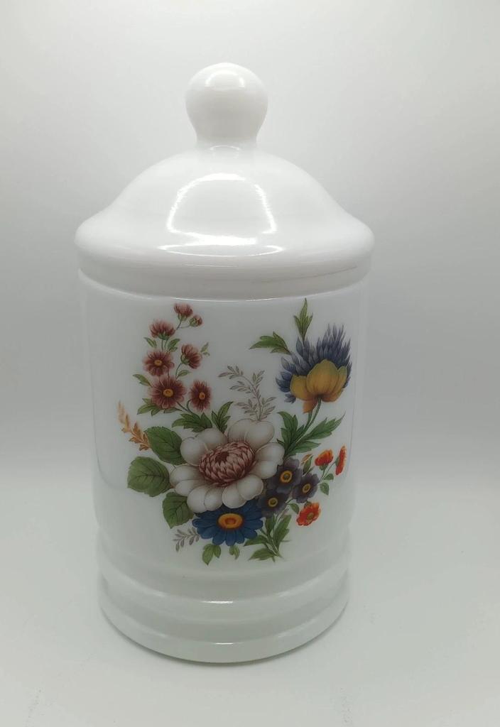 Très joli pot vintage en opaline