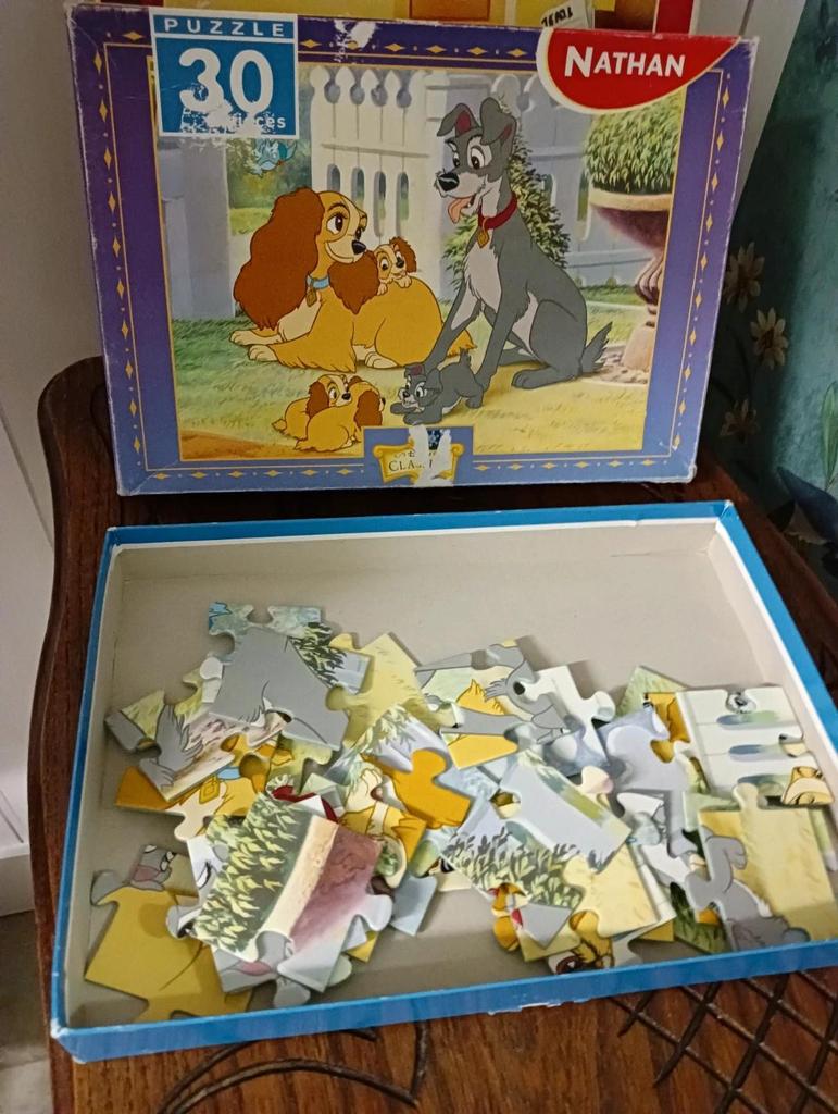 Anciens puzzles Disney Lot de 2