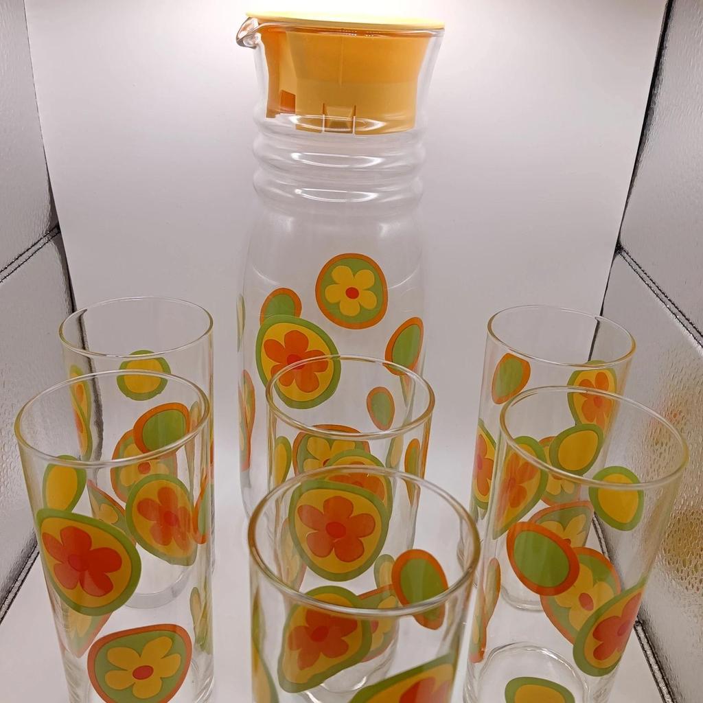 Rare service à jus de fruits vintage