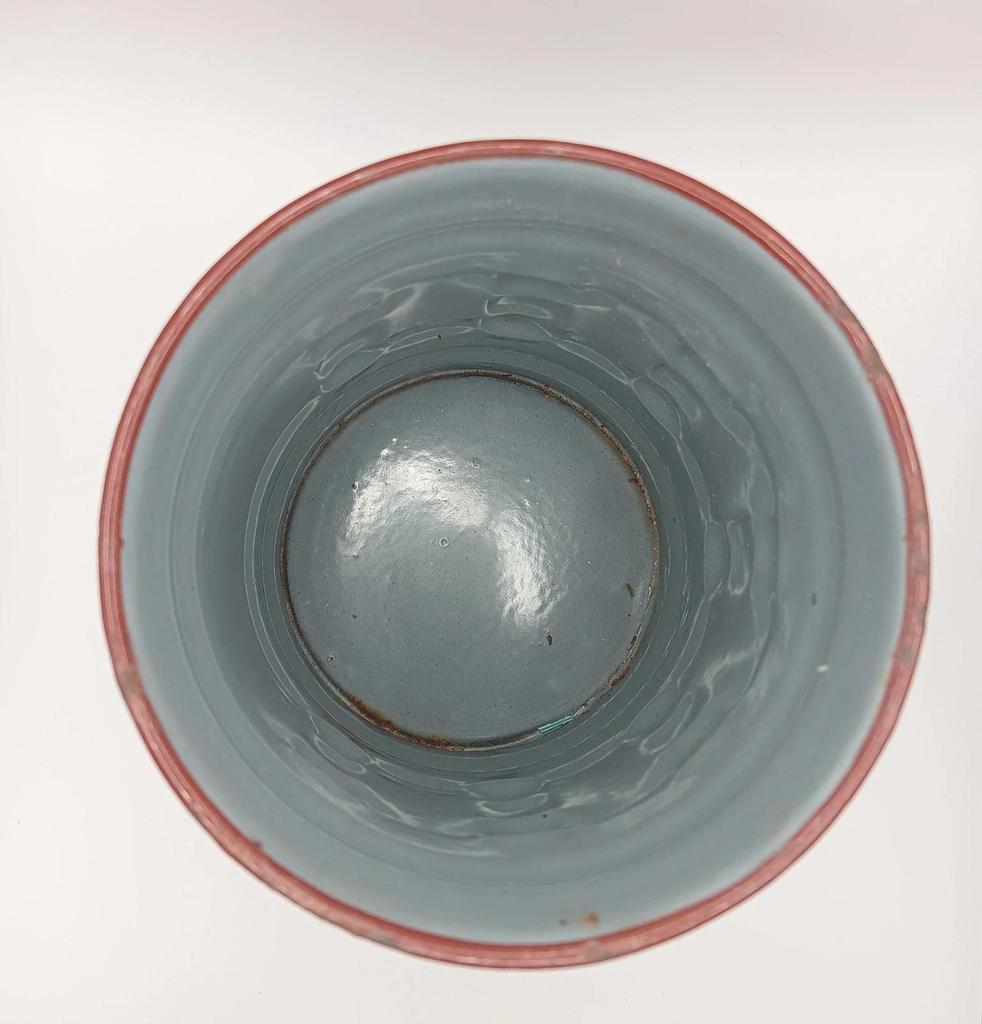 Très joli ancien pot émaillé