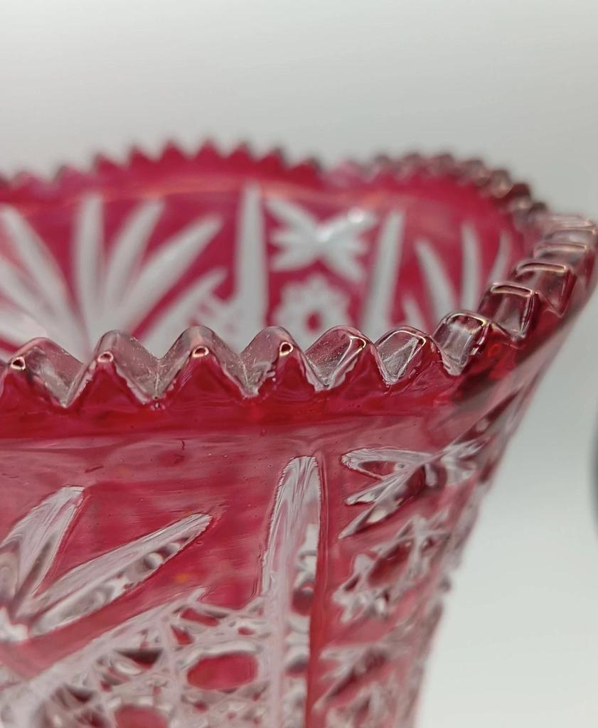 Très joli ancien vase Cristal d'arques