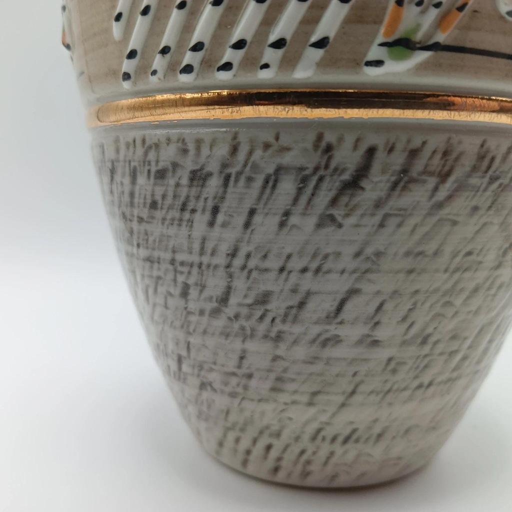 Très joli ancien vase en gré signé Breugnot