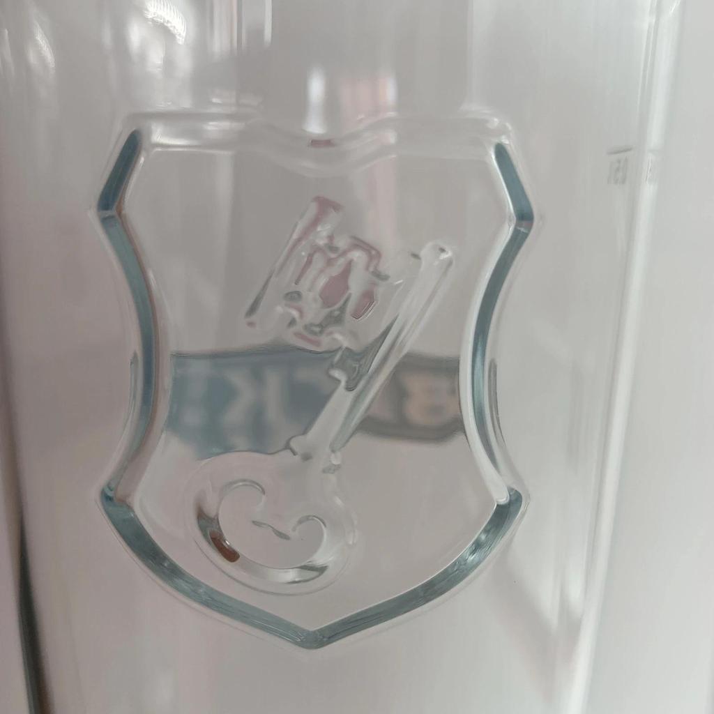Lot de 6 très jolis verres à bière publicitaire de 0,5l