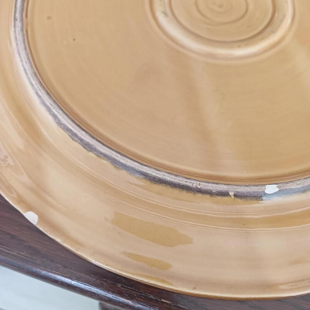 Très joli plat à tarte vintage Poët Laval
