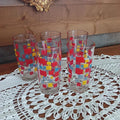 Très jolis verres à orangeade vintage