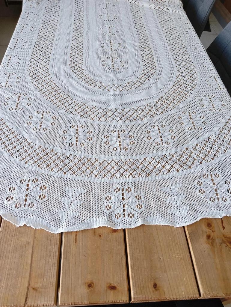Très jolie ancienne nappe coton
