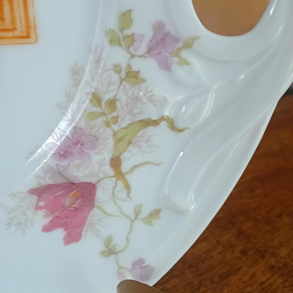 Magnifique ancien plat à gâteau publicitaire