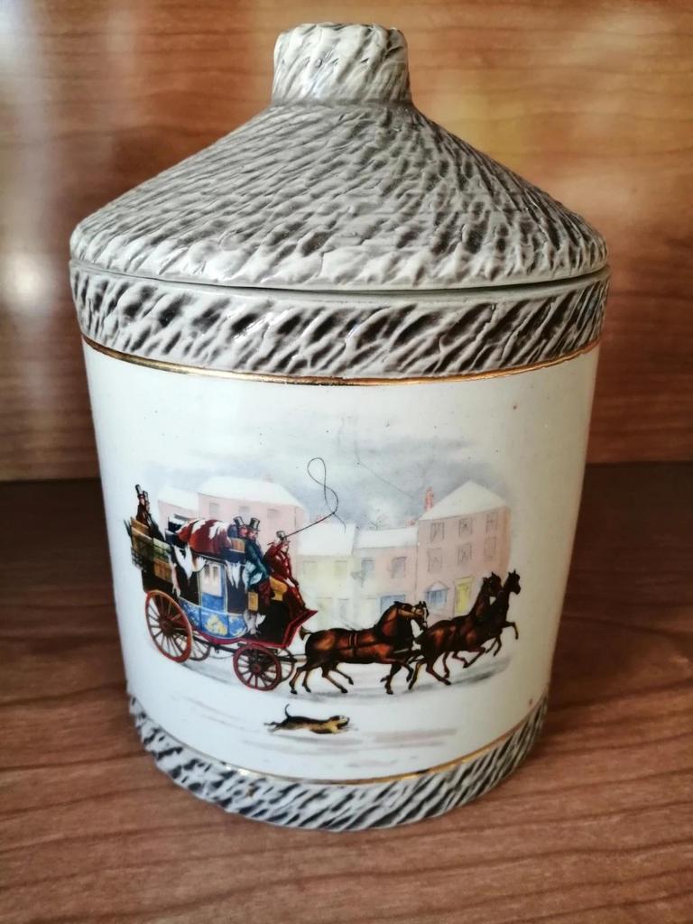 Ancienne bonbonnière J.breugnot céramique année 60