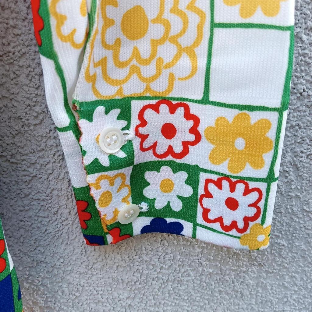 Belle chemise à fleurs vintage
