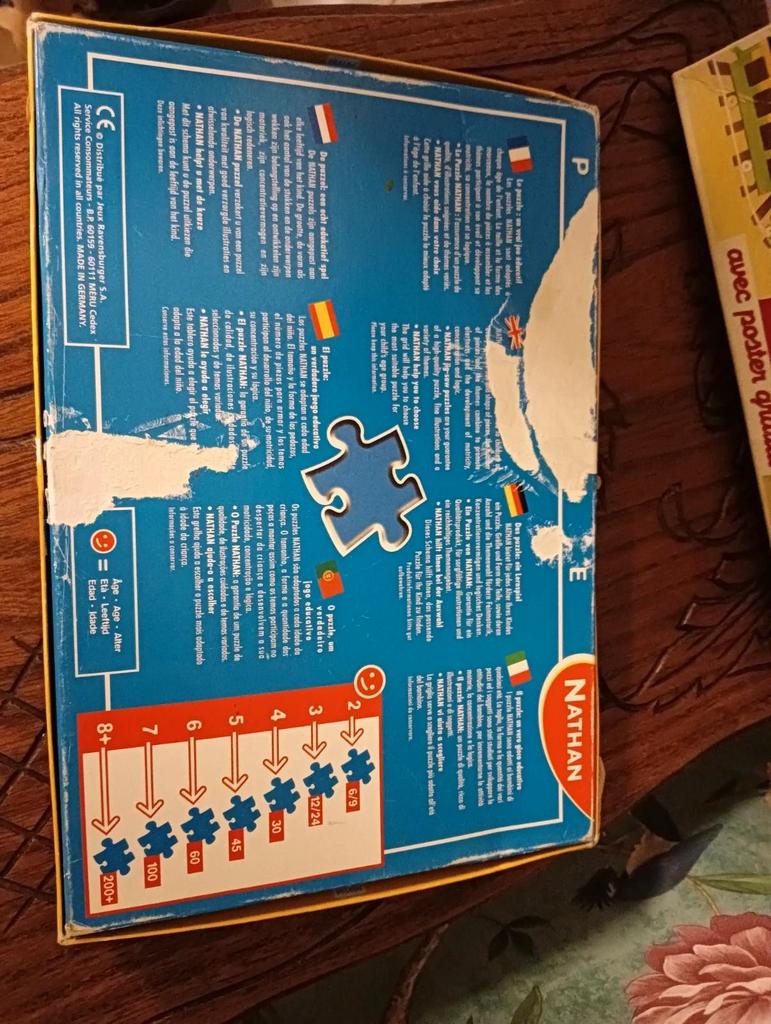 Anciens puzzles Disney Lot de 2