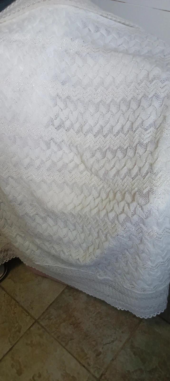 Très jolie ancienne couverture bébé