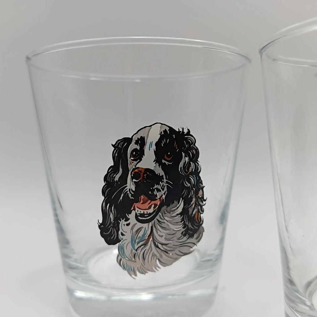 Lot de 3 verres vintage