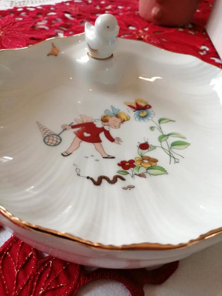 Ancienne assiette à boullie porcelaine de limoges R. Leclair