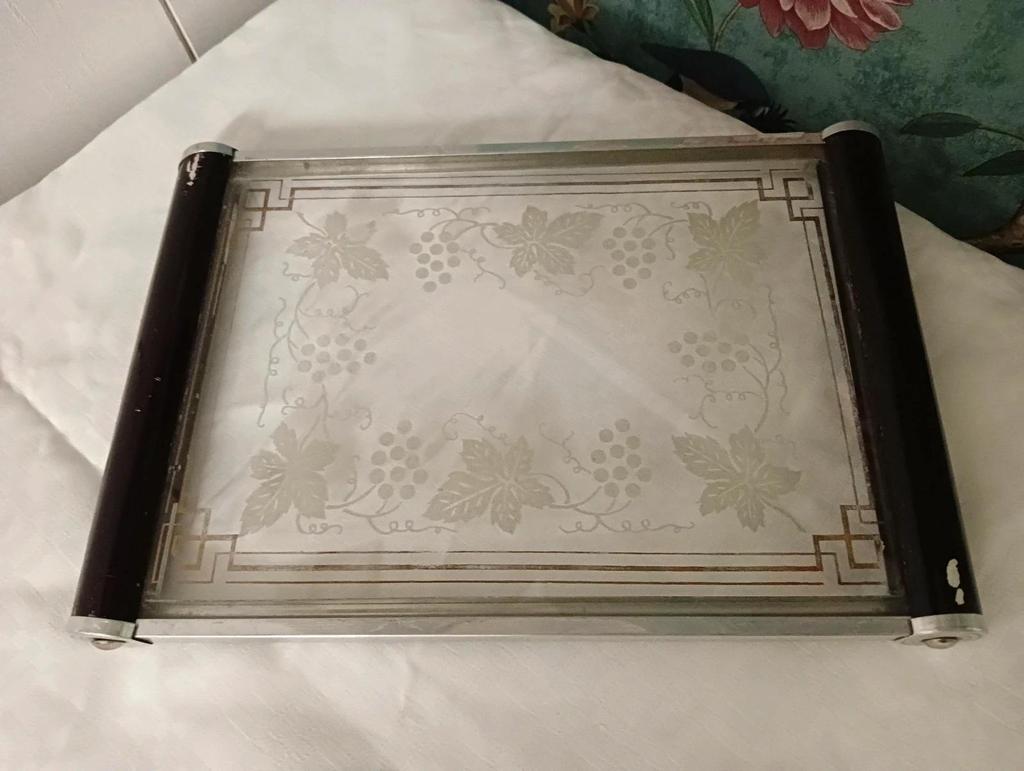 Ancien petit plateau art déco