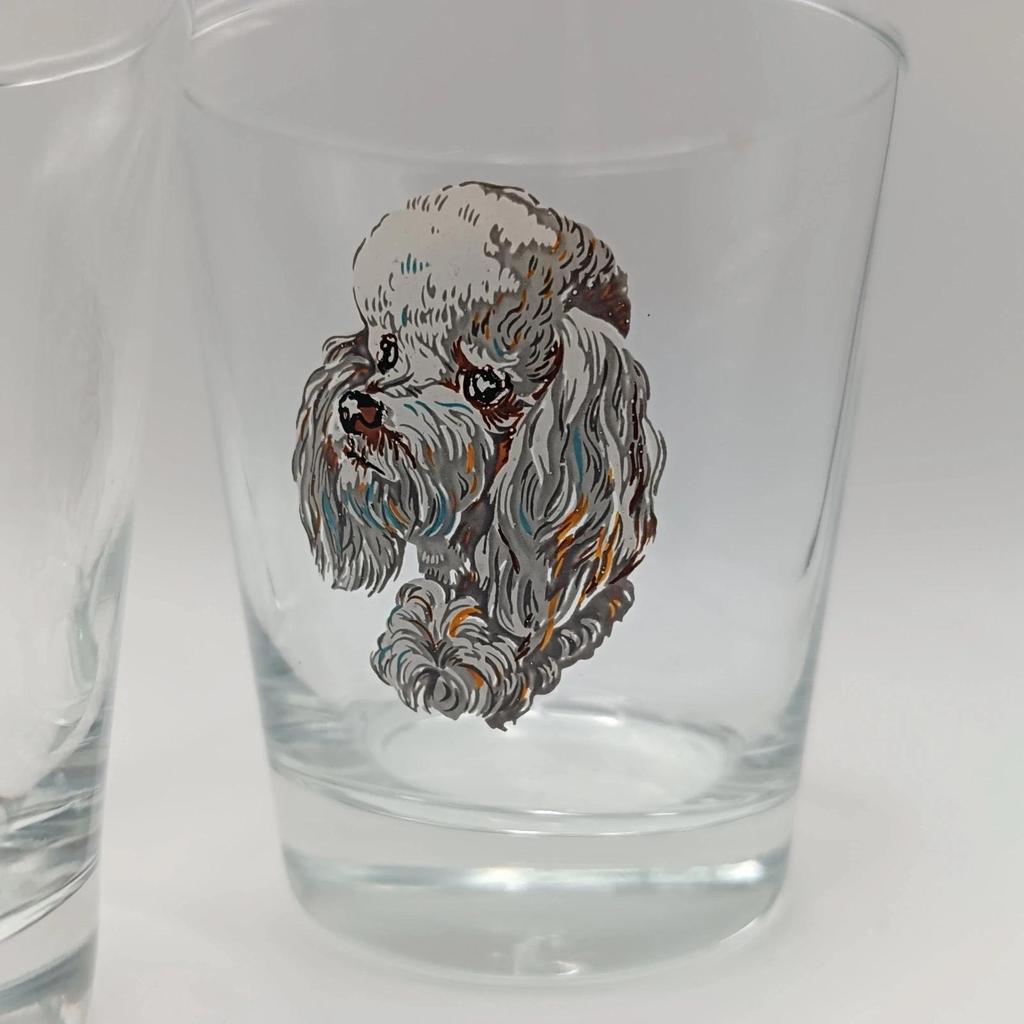 Lot de 3 verres vintage