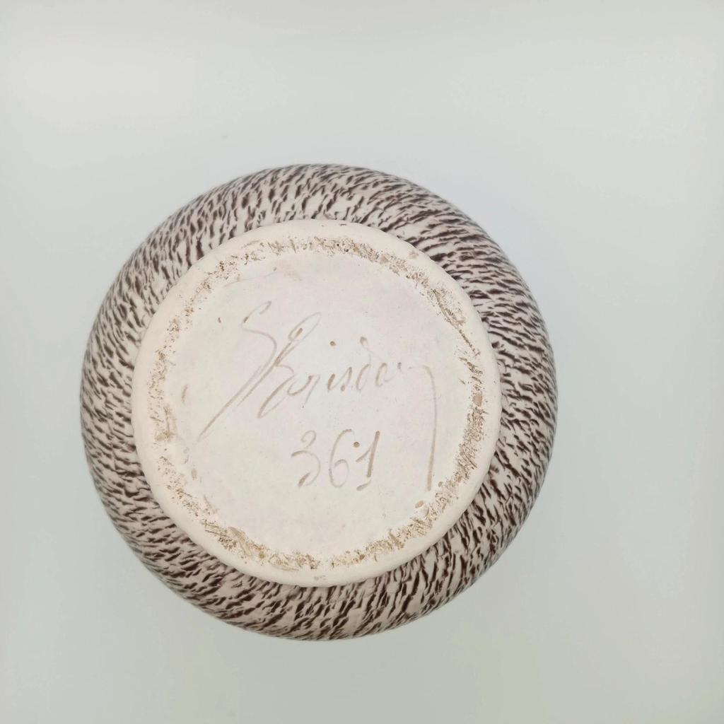 Très joli ancien petit vase signé Lucien Brisdoux
